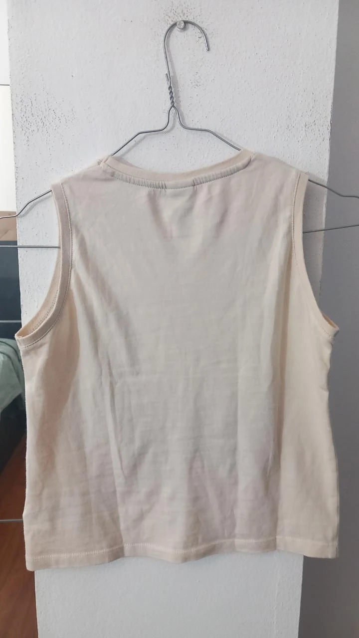 Baby tee beige taille XS/S | Top bege, Newness – photo 6